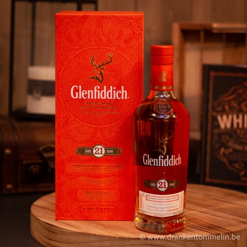 Whisky Glenfiddich Reserva Rum Cask 21Y 70 cl